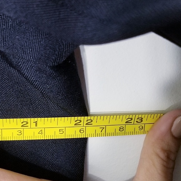 💕Addition Elle Dark Navy Business Casual Long Sleeve Blazer Button 14 Petite - Picture 8 of 8